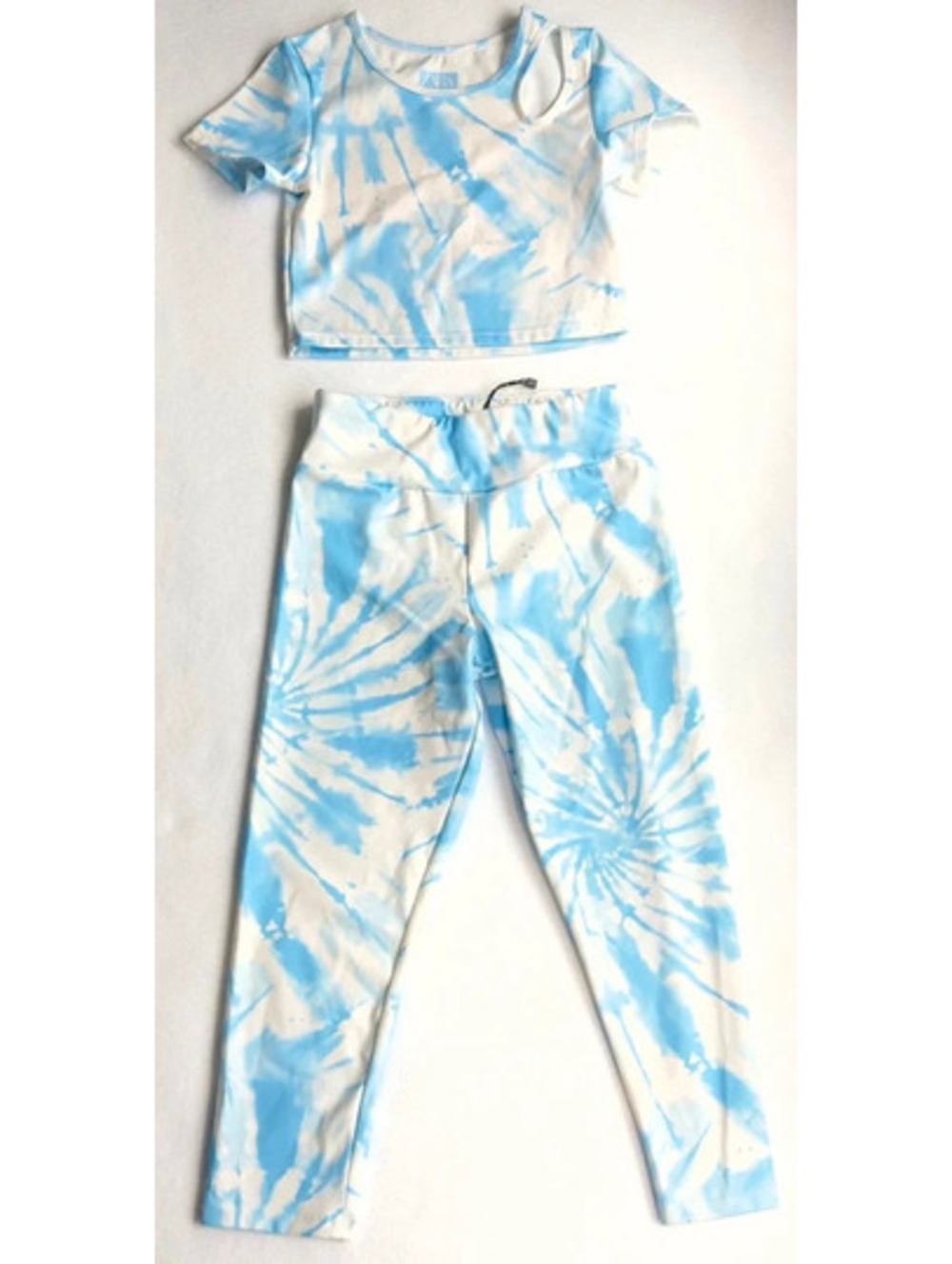 Zara Girls Blue & White Tie-Dye 2-Piece Set – Size 9/10 00145